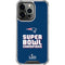 NFL Patriots Super Bowl LIII Champions iPhone 16 Pro Clear Case